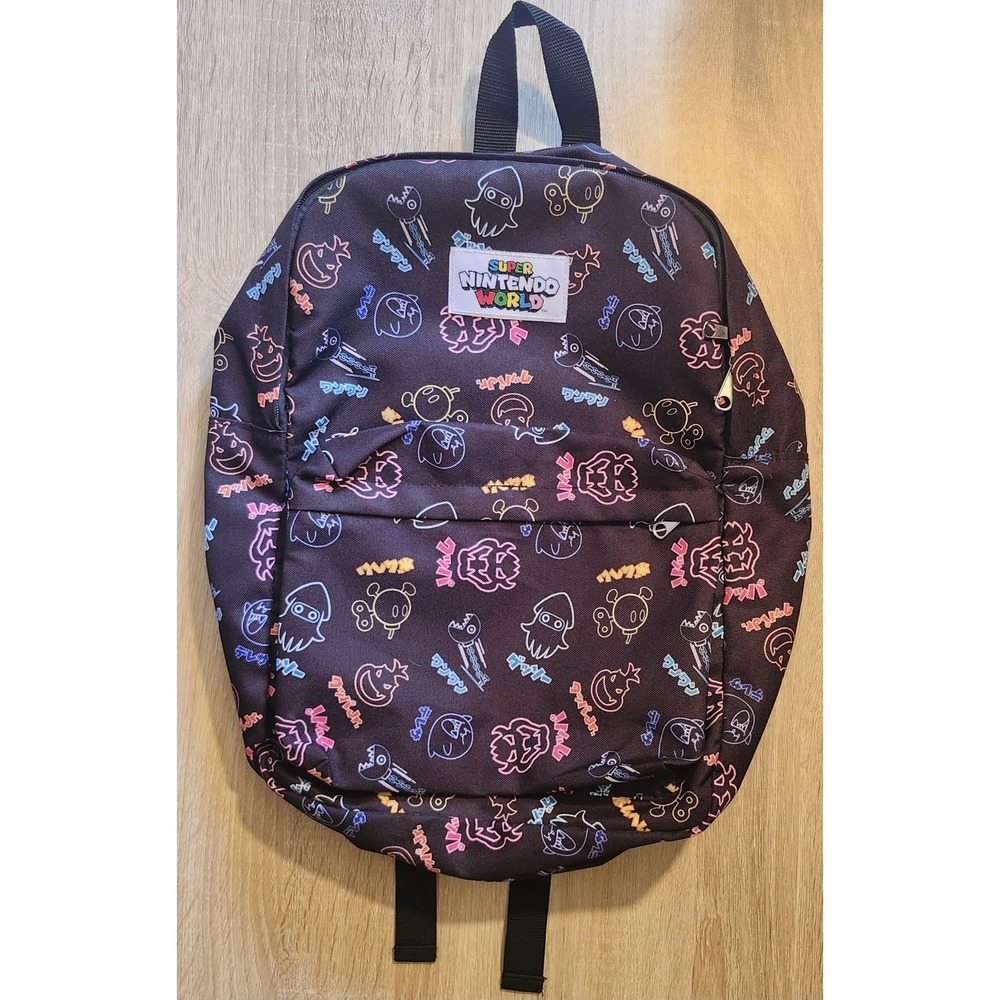 Universal Studios Hollywood Super Nintendo World Neon Backpack. Authentic